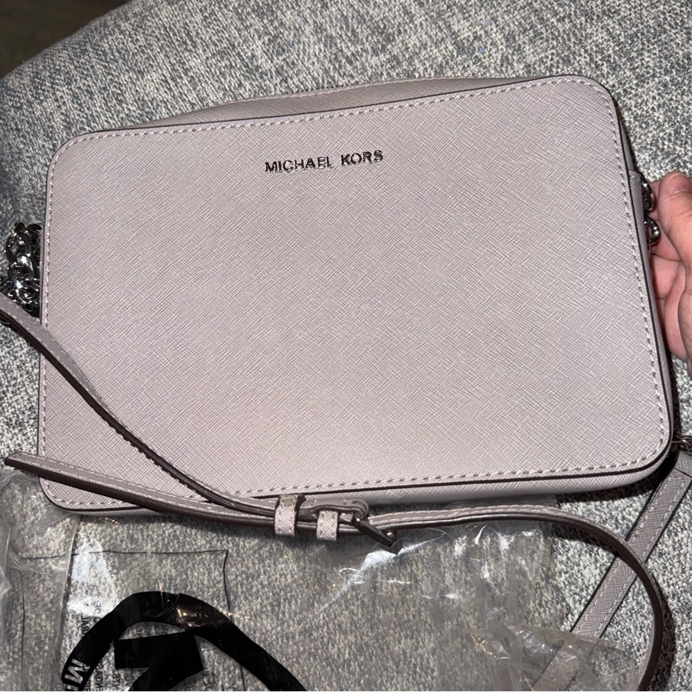 Michael Kors Gray Crossbody Bag